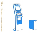 nokia / multimediální prezentační stojany / 2006